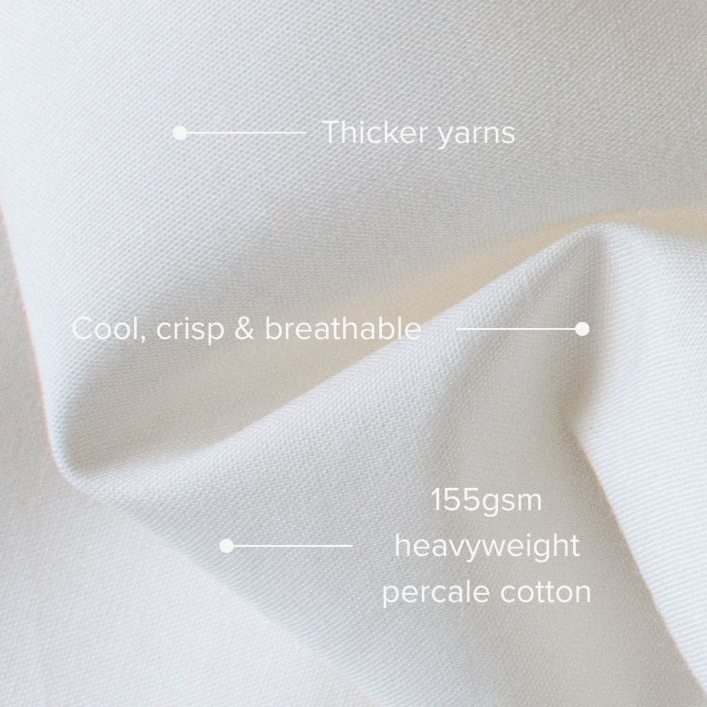 Heritage Percale Cotton Sheets