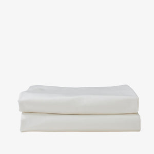 Heavyweight Cotton Percale Top Sheet Ivory