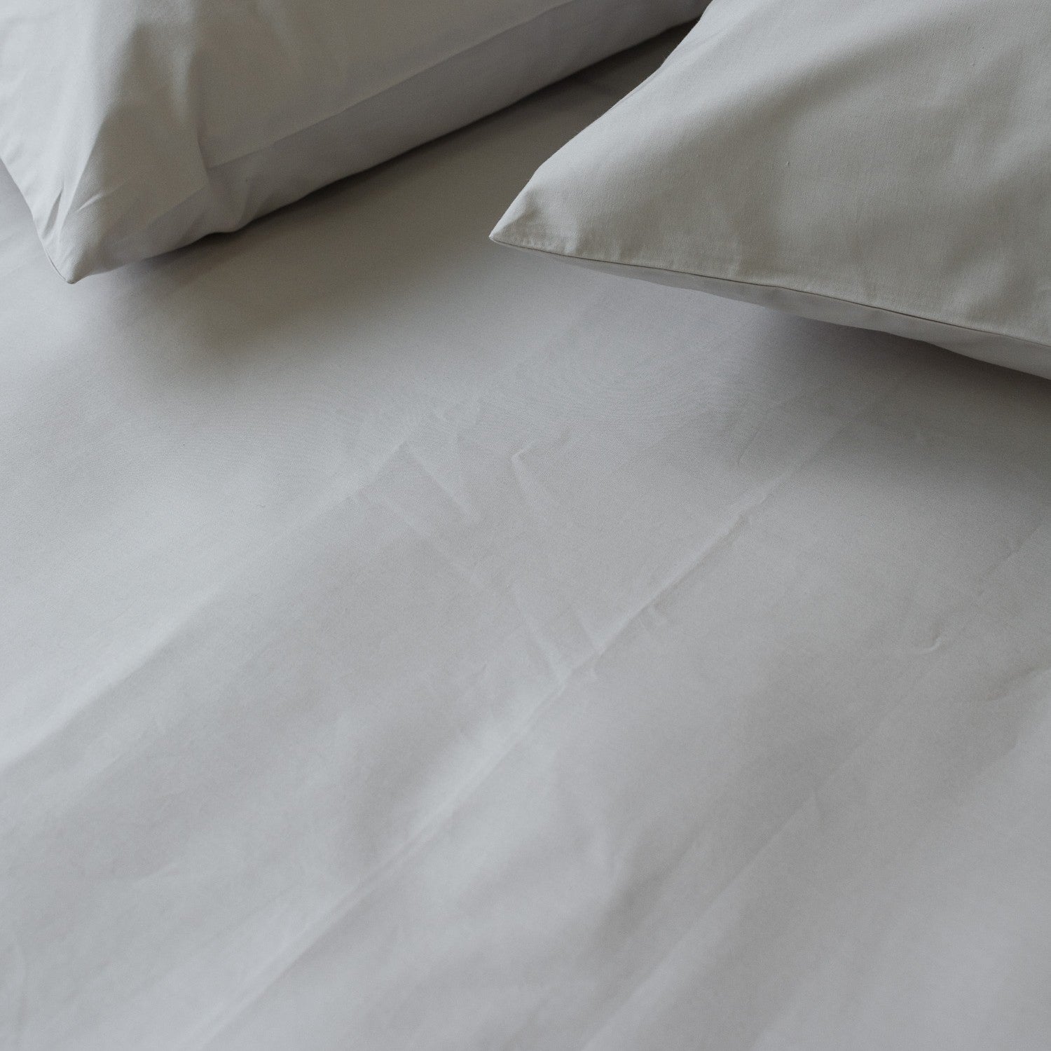 100% Cotton Percale Fitted Sheet Australia Grey